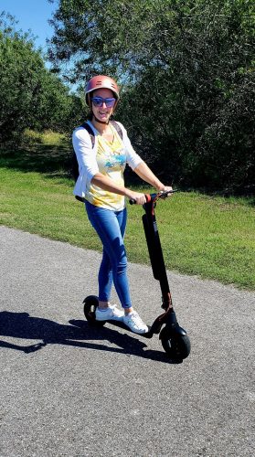 2022 Most portable eScooter | AOVO X8 Electric Scooter | 3 Setting Speed 350W Motor Battery Easy Removable Folding Scooter photo review